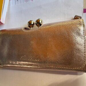 Ted Baker Silver /Rose Gold Wallet, Well Worn and in Great Condition